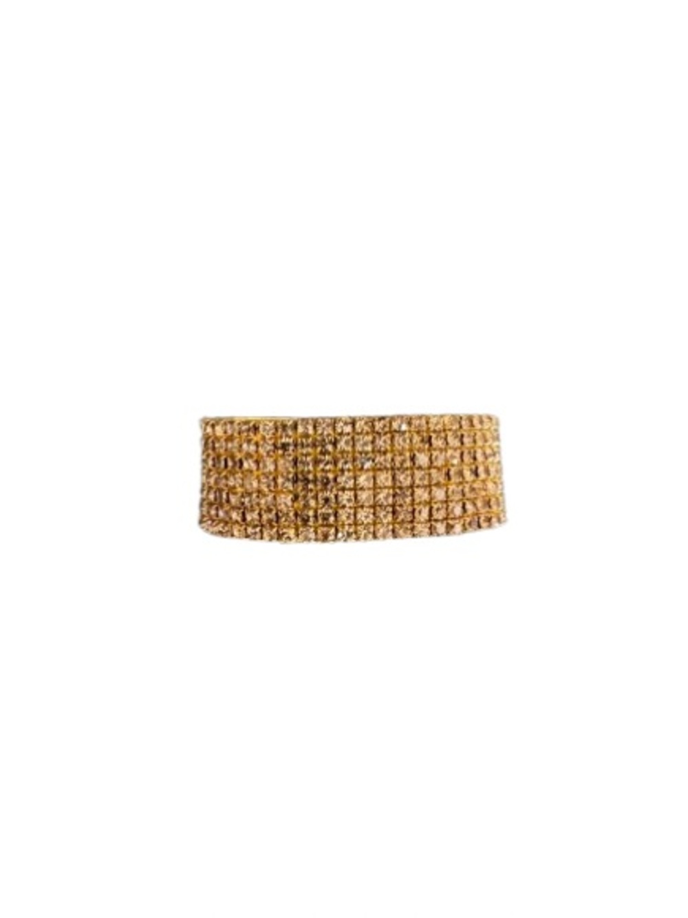 Monet Jewelry Timeless Gold Tone Crystal Bracelet